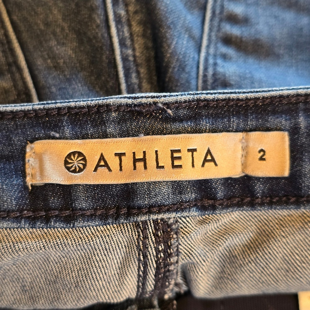 Athleta Sculptek Jeans Skinny Dark Wash Womens 2 - Picture 7 of 11